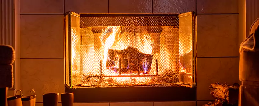 Mendota Hearth Landscape Fireplace Installation in Poughkeepsie, New York