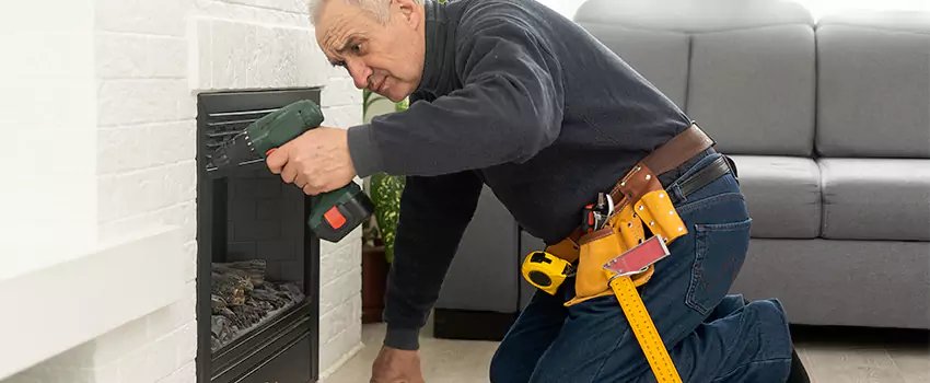 New Indoor Fireplace Installation in Poughkeepsie, New York